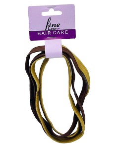 Fine Linesuk Headband And Ponytail Holder Brown N Beige