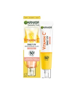 Skin Active Vitamin C Daily UV Brightening Fluid Glow 50 SPF