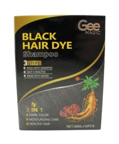 Gee Magic Black Hair Dye Shampoo
