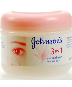 Johnsons 3 in 1 Eye Makeup Removal Pads
