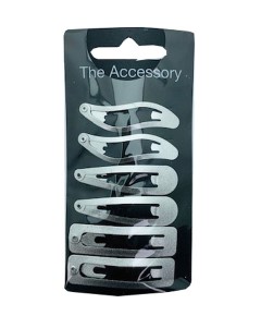 The Accessory  Plain Metal Sleepies Mixed Hair Clips