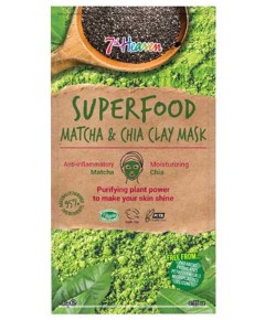 7Th Heaven Superfood Matcha And Chia Clay Mask