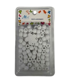 Murry Collection Hair Accessory Beads B500WHI