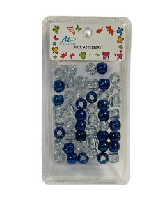 Hair Accessory Beads MET22BLU