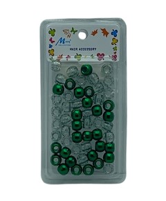 Hair Accessory Beads MET22GRE