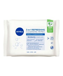Nivea 3 In1 Refreshing Cleansing Wipes