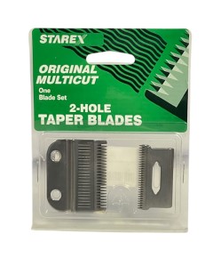 Starex Original Multicut 2 Hole Taper Blades Set