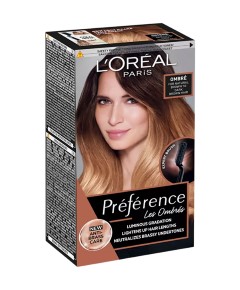 Preference Les Ombre Hair Dye For Natural Brown To Dark Brown Hair