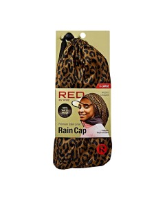Premium Satin Lined Braid Rain Cap HQ502 Leopard