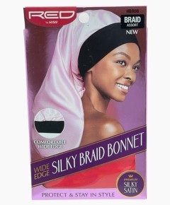Red By Kiss Wide Edge Silky Braid Bonnet HBR08