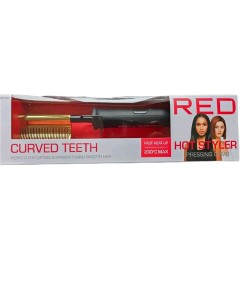 Red By Kiss Curved Teeth Hot Styler Pressing Comb HC06G
