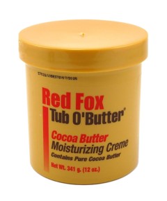 Red Fox Tub O Butter Cocoa Butter Moisturizing Cream