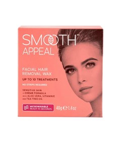 Smooth Appreal Microwave Formula Facial Hair Remover Wax