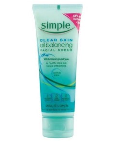 Simple Clear Skin Oil Balancing Facial Scrub