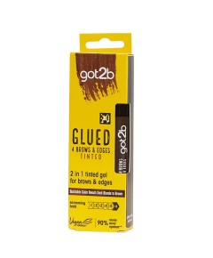 Got2b Glued Tinted Gel 4 Brows And Edges Dark Blonde To Brown
