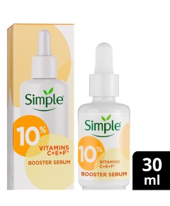 Simple Vitamins C E F Booster Serum