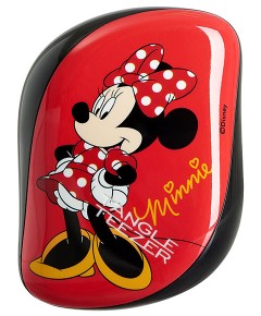 Disney Minnie Mouse Detangling Hairbrush Black Compact Styler