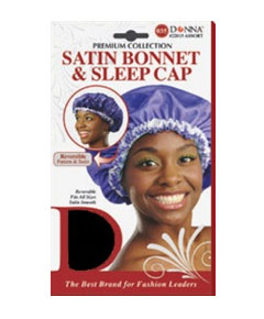 Donna Collection Satin Bonnet and Sleep Cap