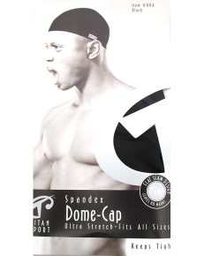 Titan Sport Spandex Dome Cap 664 Black