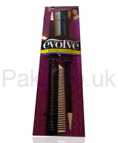Evolve RatTail Styling Comb Set