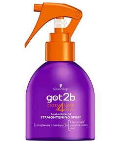 Got2b Crazy 4 Days Sleek Heat Activated Straightening Spray