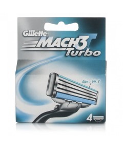 Gillette Mach3 Turbo Blades Aloe Plus Vit E