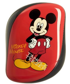 Disney Mickey Mouse Detangling Hairbrush Black Compact Styler