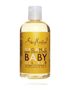 Raw Shea Butter Baby Oil Rub