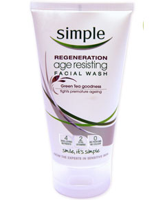 Simple Regeneration Age Resisting Facial Wash