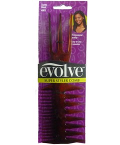 Evolve Super Styler Comb Turtle Shell 4001